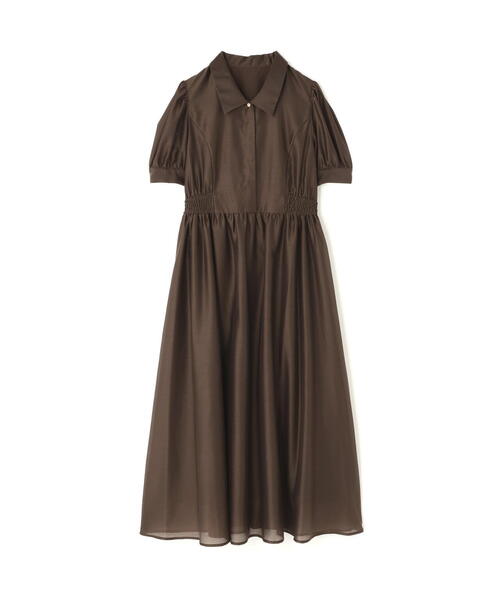 「NATURAL BEAUTY BASIC」 シャツワンピース SMALL ブルー レディース_画像2