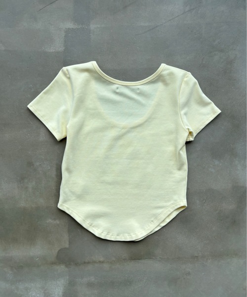 「SHAGGIE」 半袖Tシャツ FREE ホワイト レディース_画像3