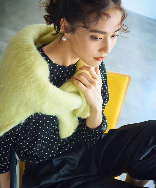 「UNFILO」 ニットカーディガン MEDIUM グレー レディース_画像2