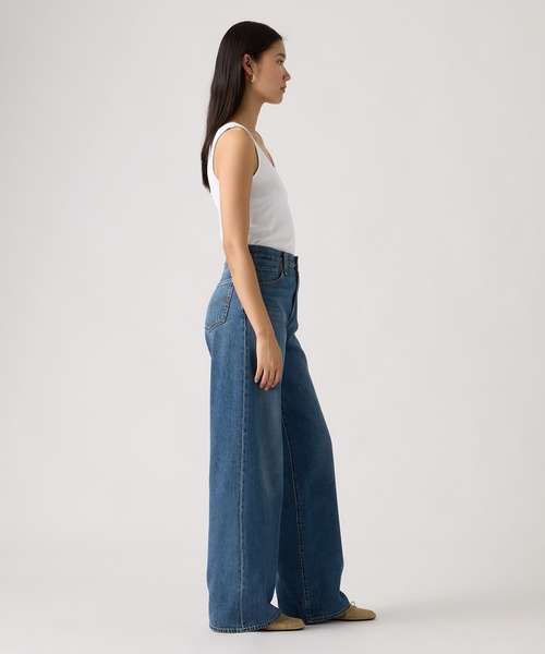 Levi's（リーバイス） サイズ27 ブルーワイドパンツ Levi's ワイドパンツ デニムパンツ デニム ジーンズ パンツ