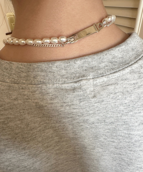 ネックレス 「SASKIA DIEZ/サスキア ディツ」GRAND IDENTITY PEARLNECKLACE レディースの画像
