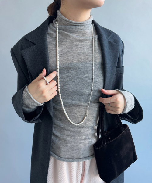 ネックレス 「SASKIA DIEZ/サスキア ディツ」GRAND IDENTITY PEARLNECKLACE レディースの画像