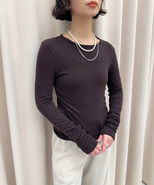 ネックレス 「SASKIA DIEZ/サスキア ディツ」GRAND IDENTITY PEARLNECKLACE レディースの画像