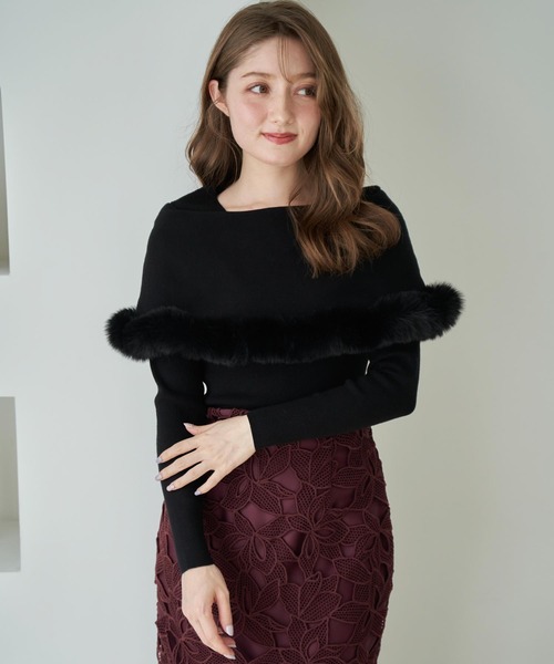 「NOELA」 長袖ニット フリー オフホワイト レディース_画像3