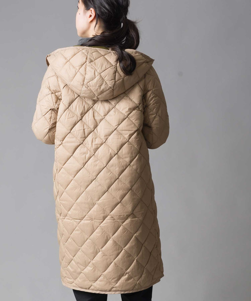 「OMNES」 ダウンコート SMALL ネイビー レディース_画像3