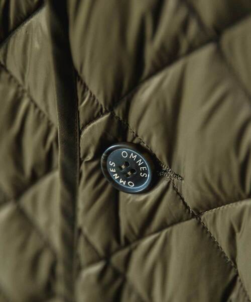 「OMNES」 ダウンコート SMALL ネイビー レディース_画像5