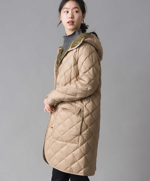 「OMNES」 ダウンコート SMALL ネイビー レディース_画像8