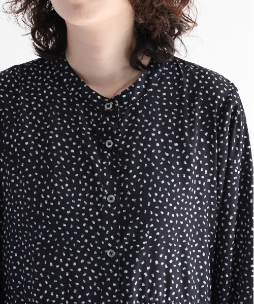 「cepo」 長袖ワンピース M チャコール レディース_画像8