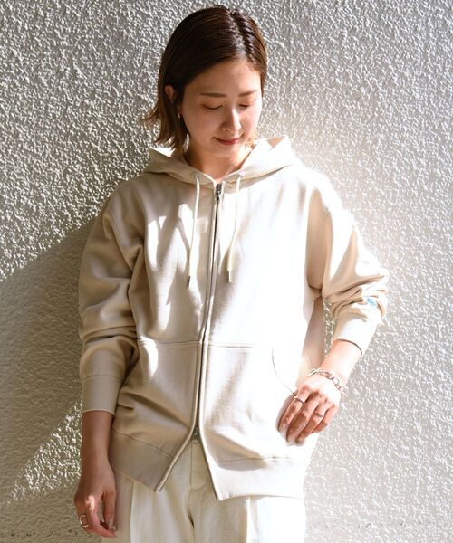 LACOSTE（ラコステ） ジップアップパーカー X-LARGE ベージュ メンズ