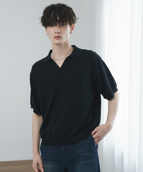 CIYOT ポロシャツ 「CIYOT-シヨウト-」ブークレ ショート スキッパー