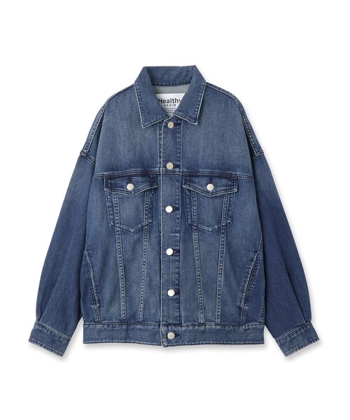 大きいサイズ　アンタイトル　44サイズ　Gジャン　デニム　アウター UNTITLED（アンタイトル） デニムジャケット gジャン 「Healthy DENIM