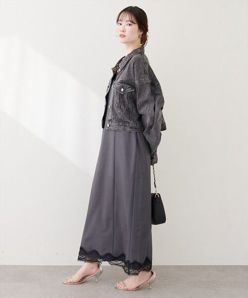 natural couture デニムジャケット gジャン ショートデニムジャケット