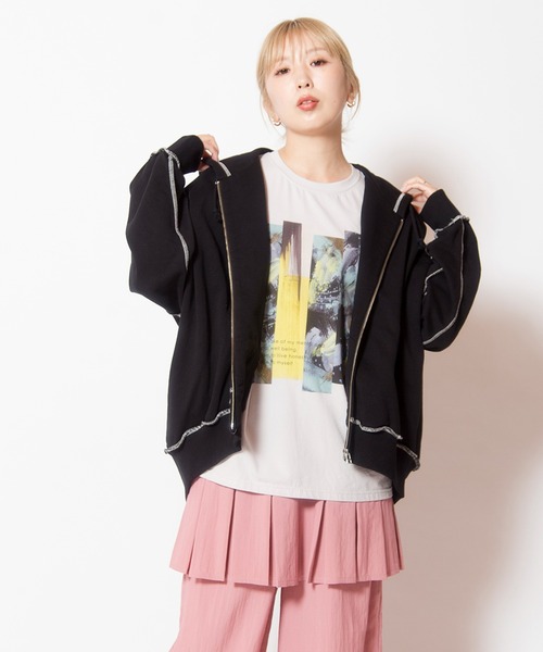 OSMOSIS（オズモーシス） tシャツ バックツイストパーカ レディース 