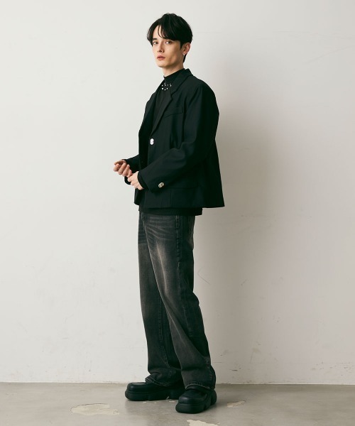 Shoowtime（ショウタイム） tシャツ Designer Neck Fit Top / デザイン 