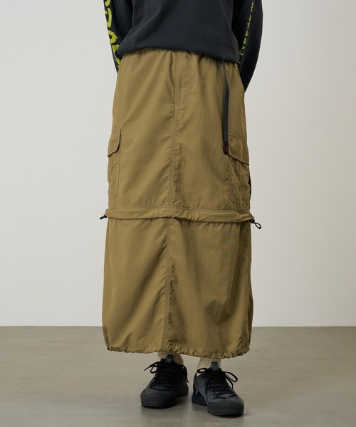 Gramicci（グラミチ） ロング スカート CONVERTIBLE CARGO SKIRT