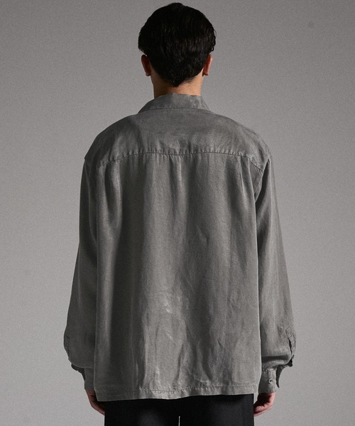 GRANCY シャツ 「GRANCY」Vintage Fade Open-collar Shirt
