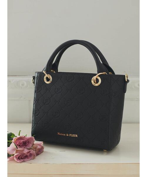 「Maison de FLEUR」 2WAYバッグ FREE ブラック レディース_画像2