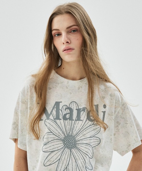 Mardi Mercredi（マルディメクルディ） tシャツ 半袖 TSHIRT FLEUR