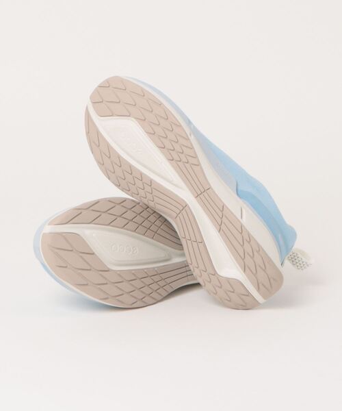 「ECCO」 ローカットスニーカー 38 サックスブルー レディース_画像3