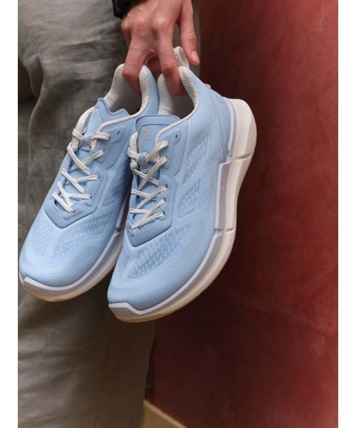 「ECCO」 ローカットスニーカー 38 サックスブルー レディース_画像4