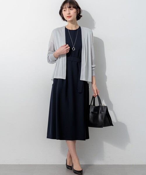 23区（ニジュウサンク） uvカット ドレス ストレッチジョーゼット