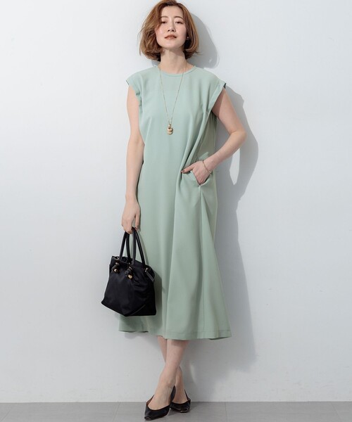23区（ニジュウサンク） uvカット ドレス ストレッチジョーゼット