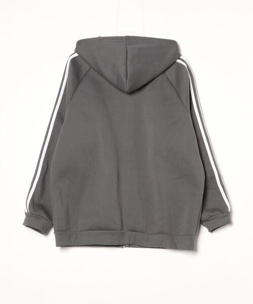 「lilful」 ジップアップパーカー L チャコール レディース_画像2