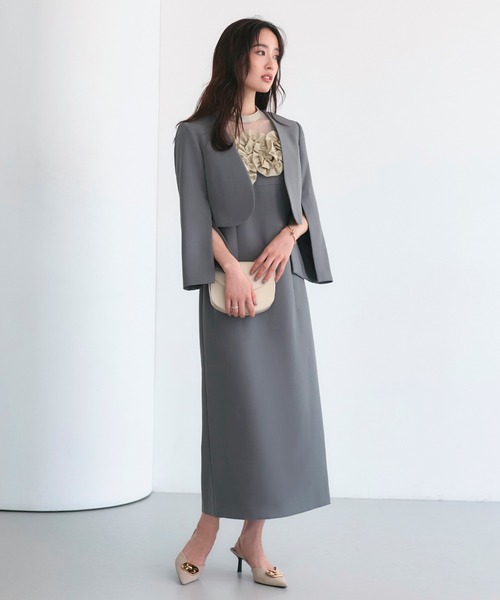 RUIRUE BOUTIQUE（ルイルエブティック） ノーカラージャケット L