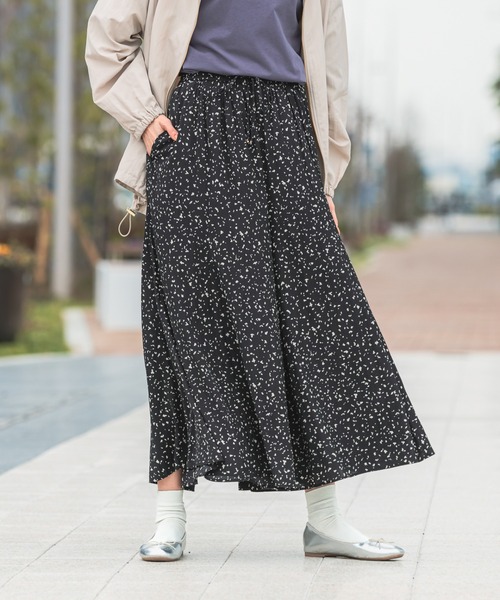 「GLOBAL WORK」 イージーパンツ LARGE ブラック レディース_画像2