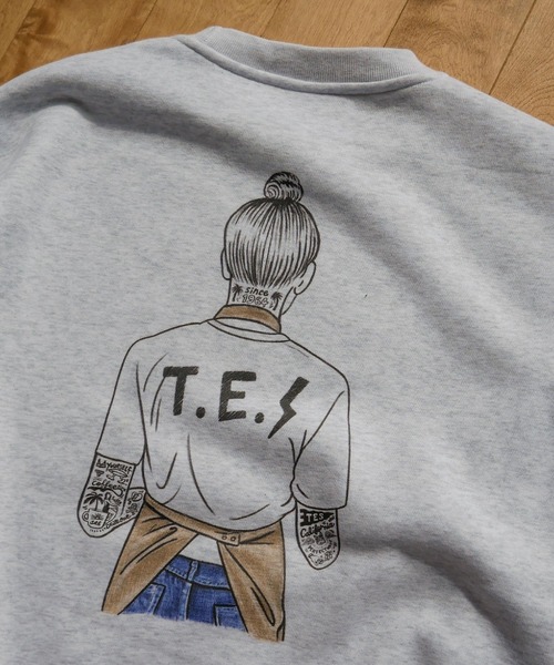「The Endless Summer」 スウェットカットソー MEDIUM ベージュ メンズ_画像4