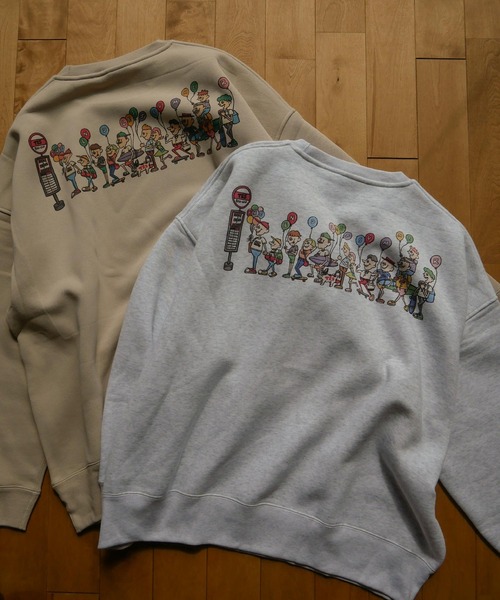 「The Endless Summer」 スウェットカットソー MEDIUM ベージュ メンズ_画像7