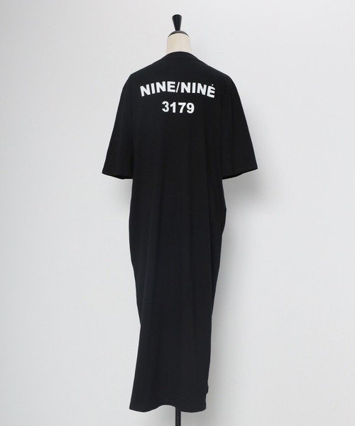 「Bonjour Sagan」 「each」7分袖ワンピース M ブラック レディース_画像4