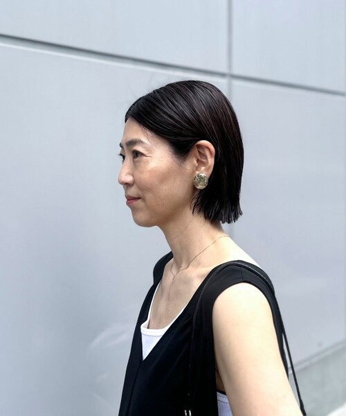 イヤリング 「grace grace/グラスグラス」メッセージコインイヤリング レディースの画像
