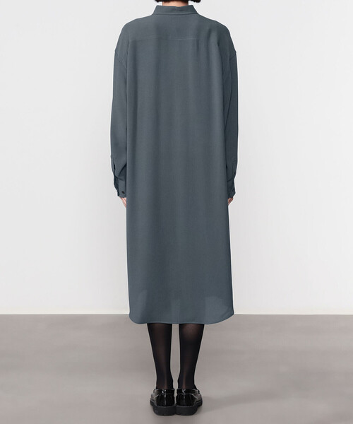 「LE GLAZIK」 シャツワンピース 36 ブラック レディース_画像4
