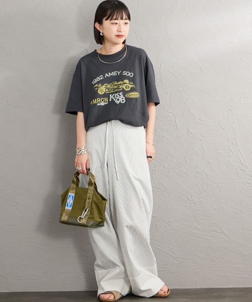 AMERICANA（アメリカーナ） tシャツ 半袖 グラフィックプリントTシャツ
