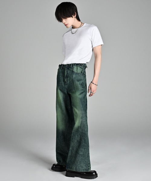 「ADRER」 デニムパンツ X-SMALL ブルー メンズ_画像2