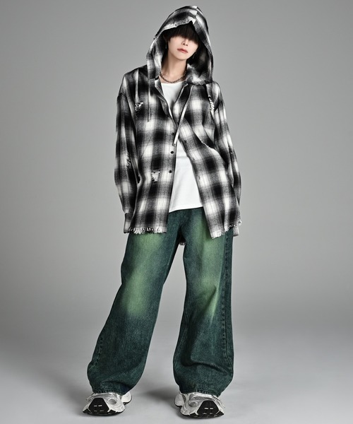 「ADRER」 デニムパンツ X-SMALL ブルー メンズ_画像6