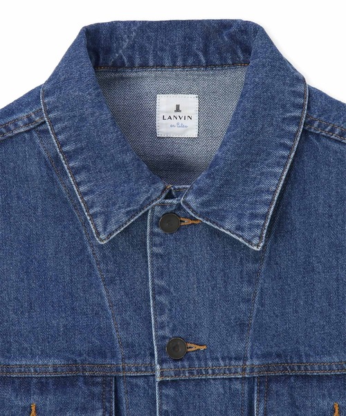 LANVIN en Bleu デニムジャケット gジャン デニム トラッカー