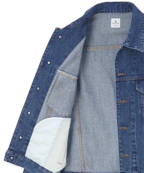 LANVIN en Bleu デニムジャケット gジャン セットアップ対応 デニム