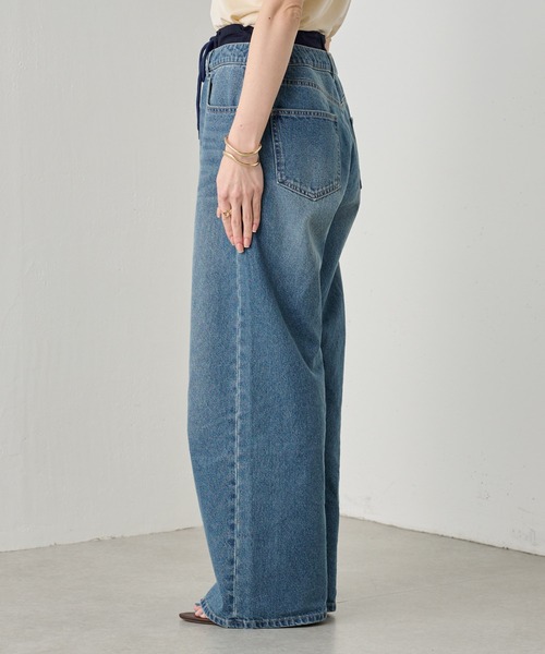 「COLLAGE GALLARDAGALANTE」 「Q.anos」パンツ 1 グレー レディース_画像3