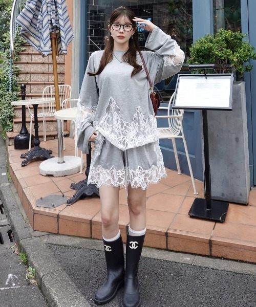 JOSE MOON（ジョゼムーン） パンツ LACE DOCKING SHORT PANTS/レース