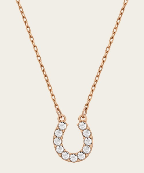 スワロフスキー ホースシュー　ローズゴールドトーン　ネックレス　箱付き SWAROVSKI ネックレス 「公式」「スワロフスキー」Towards 蹄鉄