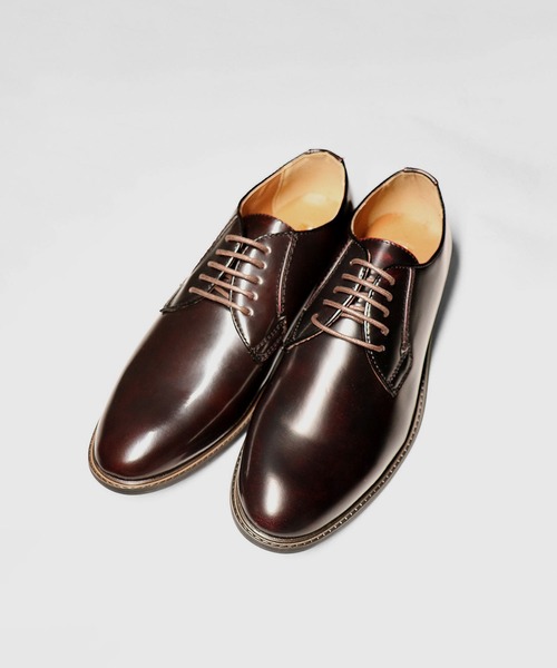 ビジネスシューズ LASSU&FRISS ラウンドプレーントゥ外羽根トラッド メンズ ビジネスシューズ LASSU&FRISS ラウンドプレーントゥ外羽根トラッド メンズ