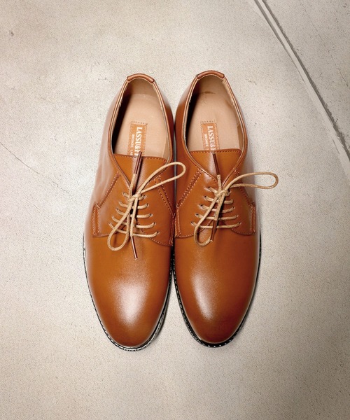 ビジネスシューズ LASSU&FRISS ラウンドプレーントゥ外羽根トラッド メンズ ビジネスシューズ LASSU&FRISS ラウンドプレーントゥ外羽根トラッド メンズ