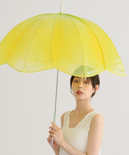 Wpc. 傘 「ビニール傘」チューリップアンブレラ 雨傘 長傘 レディース