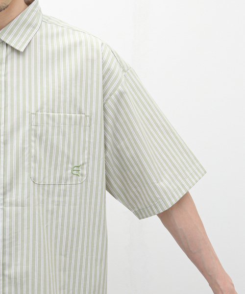 トップス EVISEN WILLIAM STRIPED SHIRT Evisen Skateboards シャツ ブラウス 【EVISEN / エビセン