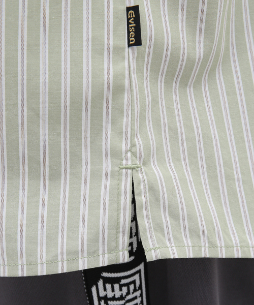 トップス EVISEN WILLIAM STRIPED SHIRT EVISEN WILLIAM SHIRT THE 6TH | ODDBALL SKATE&SNOW
