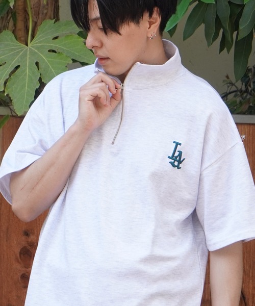 STAY GOLD tシャツ 「STAYGOLD」LA ハーフジップ Tシャツ / LA