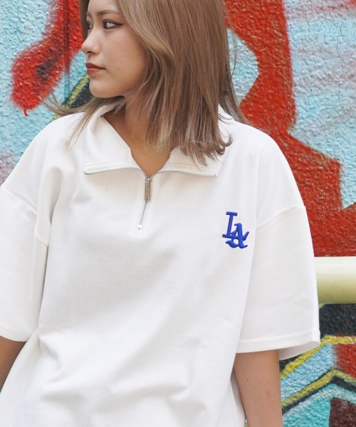 STAY GOLD tシャツ 「STAYGOLD」LA ハーフジップ Tシャツ / LA