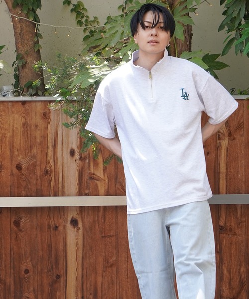 STAY GOLD tシャツ 「STAYGOLD」LA ハーフジップ Tシャツ / LA